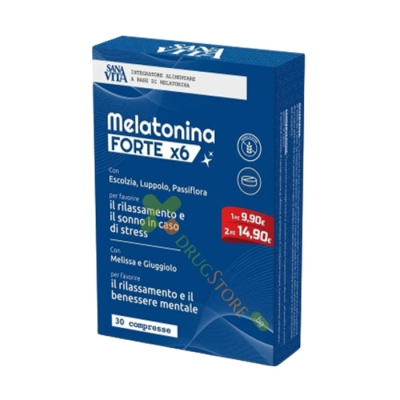 САНАВИТА МЕЛАТОНИН ФОРТЕ таблетки 30 броя / PALADIN PHARMA SANAVITA MELATONIN FORTE 