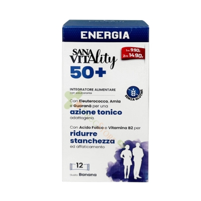 САНАВИТА ЖИЗНЕНОСТ И ЕНЕРГИЯ 50+ саше 10 мл 12 броя / PALADIN PHARMA SANAVITALITY ENERGY 50+ sachet 10 ml  