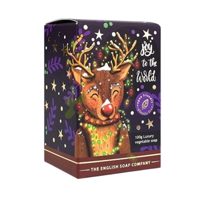 САПУН КОЛЕДНО ЕЛЕНЧЕ 100 г / ENGLISH SOAP COMPANY CHRISTMAS SOAP 