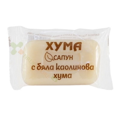 САПУН С БЯЛА КАОЛИНОВА ХУМА 60 г / NIYA MILVA WHITE CLAY SOAP 