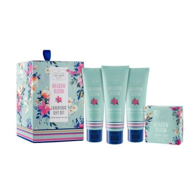 ЛУКСОЗЕН ПОДАРЪЧЕН КОМПЛЕКТ ЦВЕТНА ПОЛЯНА / SCOTTISH FINE SOAPS LUXURIOUS GIFT SET MEADOW BLOOM