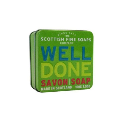 САПУН В МЕТАЛНА КУТИЯ УСПЕХ 100 гр. / SCOTTISH FINE SOAPS SOAP IN A TIN WELL DONE