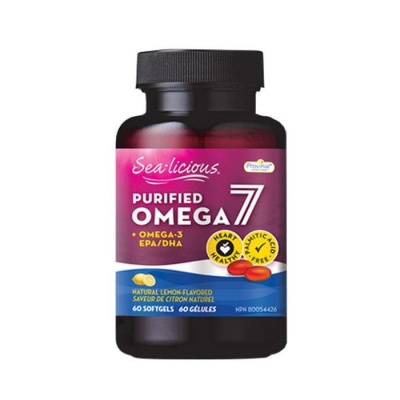 ОМЕГА 7 И ОМЕГА - 3 капсули СИЙ ЛИШЪС 210 мг. 60 броя / SEA LICIOUS OMEGA - 7 AND OMEGA - 3 NATURAL FACTORS