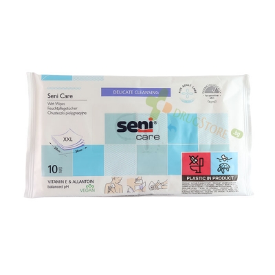 СЕНИ МОКРИ КЪРПИ 10 броя / SENI WET WIPES