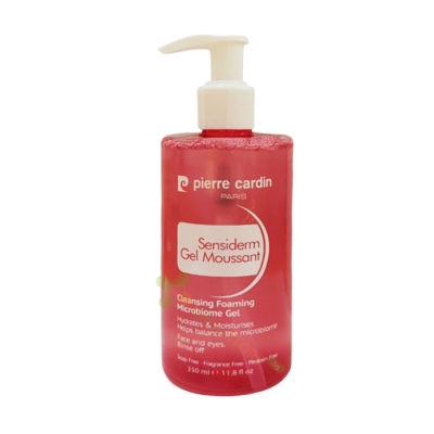 СЕНСИДЕРМ ИЗМИВАЩ ГЕЛ ЗА ЛИЦЕ ЗА ЧУВСТВИТЕЛНА КОЖА 350 мл / PIERRE CARDIN SENSIDERM GEL MOUSSANT CLEANSING FOAMING MICROBIOME GEL 