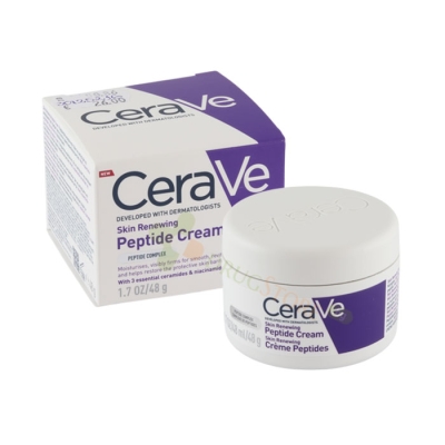 СЕРАВЕ ВЪЗСТАНОВЯВАЩ КРЕМ С ПЕПТИДЕН КОМПЛЕКС 48 г / L`OREAL CERAVE SKIN RENEWING PEPTIDE CREAM 