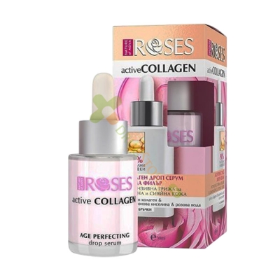 СЕРУМ ПРОТИВ БРЪЧКИ 30 мл / NATURE OF AGIVA ROSES ACTIVE COLLAGEN ANTI-AGE DROP SERUM 