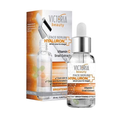 СЕРУМ С ХИАЛУРОН И ВИТАМИН C 20 мл / VICTORIA BEAUTY HYALURON BRIGHTENING FACE SERUM 