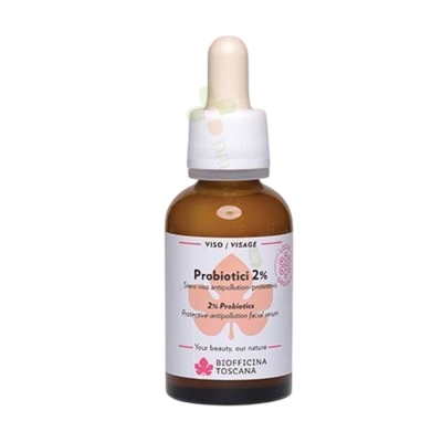 СЕРУМ ЗА ЛИЦЕ ПРОТИВ ЗАМЪРСЯВАНИЯ С ПРОБИОТИЦИ 2% 30 мл / BIOFFICINA TOSCANA FACE SERUM WITH PROBIOTICS 2% 