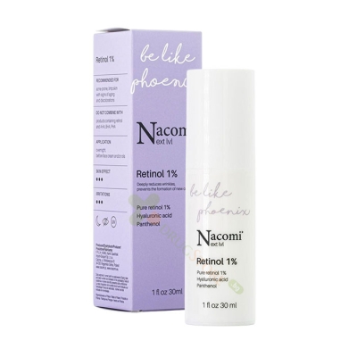 СЕРУМ ЗА ЛИЦЕ С РЕТИНОЛ 1% 30 мл / NACOMI NEXT LEVEL RETINOL SERUM 1% 