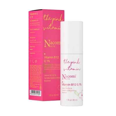СЕРУМ ЗА ЛИЦЕ С ВИТАМИН B12 0.1% 30 мл / NACOMI NEXT LEVEL VITAMIN B12 SERUM 0.1%