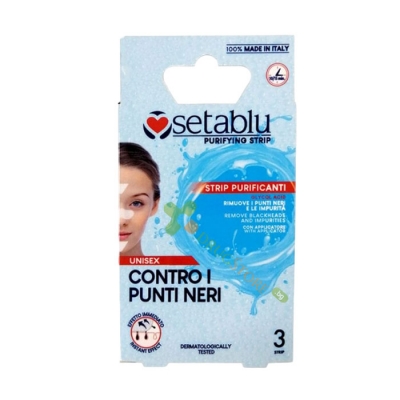 СЕТАБЛУ ПАЧОВЕ ЗА ЧЕРНИ ТОЧКИ 3 броя / SETABLU BLACK HEADS REMOVAL STRIPS 