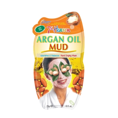 МАСКА ЗА ЛИЦЕ С АРГАНОВО МАСЛО 15 г / 7TH HEAVEN ARGAN OIL MUD FACE MASK