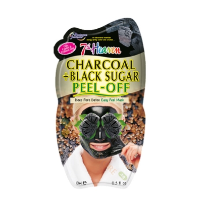 ПИЛИНГ МАСКА ЗА ЛИЦЕ С ВЪГЛЕН И ЧЕРНА ЗАХАР 10 мл / 7TH HEAVEN CHARCOAL AND BLACK SUGAR PEEL-OFF FACE MASK