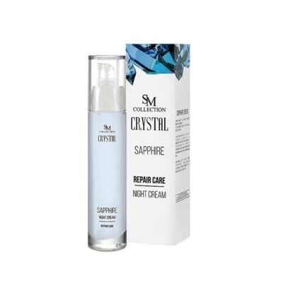 РЕВИТАЛИЗИРАЩ НОЩЕН КРЕМ СЪС САПФИР 50 МЛ. / SEZMAR COLLECTION SAPPHIRE REPAIR NIGHT CREAM