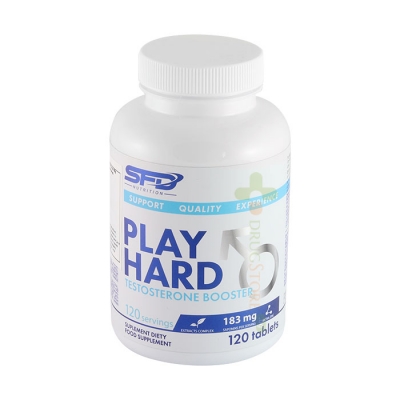 ПЛЕЙ ХАРД ТЕСТОСТЕРОН БУСТЕР СФД НУТРИШЪН таблетки 120 броя / SFD NUTRITION PLAY HARD TESTOSTERONE BOOSTER