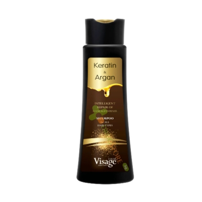 ШAМПОАН С КЕРАТИН И АРГАН 250 мл / VISAGE SHAMPOO WITH KERATIN AND ARGAN OIL