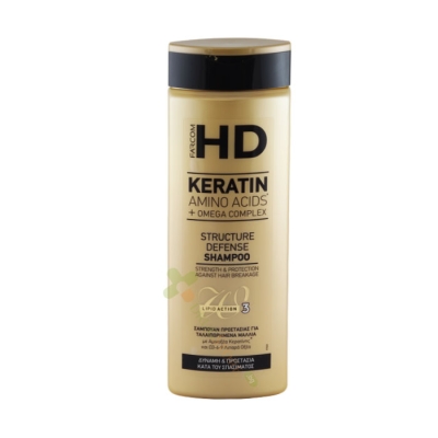 ШАМПОАН С КЕРАТИН СРЕЩУ НАКЪСВАНЕ 400 мл / FARCOM HD KERATIN SHAMPOO STRUCTURE DEFENCE 