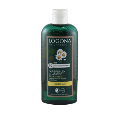 ШАМПОАН С ЛАЙКА ЗА РУСИ ИЛИ ОЦВЕТЕНИ РУСИ КОСИ 250 мл / LOGONA COLOR CARE SHAMPOO CHAMOMILE FOR BLONDE HAIR