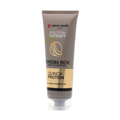 ШАМПОАН ЗА БОЯДИСАНА КОСА ПРОТЕИН ТЕРАПИ СИВ 250 мл / PIERRE CARDIN PROTEIN THERAPY CHROMA RICH HAIR SHAMPOO  