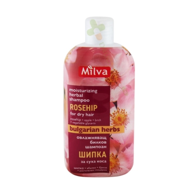 ШАМПОАН ЗА КОСА С ШИПКА 200 мл / MILVA SHAMPOO WITH ROSEHIP
