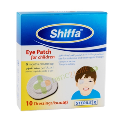 ШИФА ДЕТСКИ ЛЕПЕНКИ ЗА ОЧИ 10 броя / SHIFFA EYE PADS FOR CHILDREN