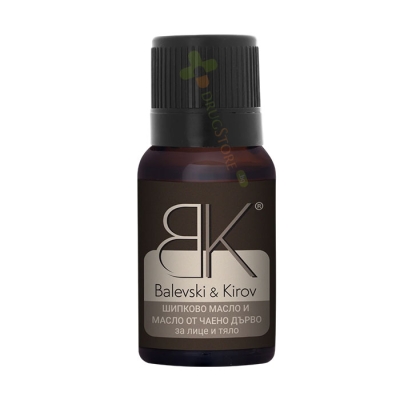ШИПКОВО МАСЛО + ЧАЕНО ДЪРВО - БИО БАЛЕВСКИ И КИРОВ 50 мл / BALEVSKI & KIROV ROSEHIP OIL + MELALEUCA ALTERNIFOLIA - BIO