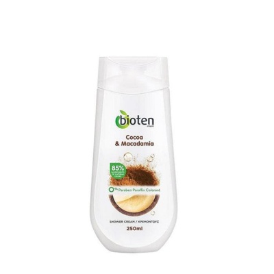 БИОТЕН ДУШ КРЕМ С ЕКСТРАКТ ОТ КАКАО И МАКАДАМИЯ 250 мл. / BIOTEN SHOWER CREAM WITH COCOA AND MACADAMIA