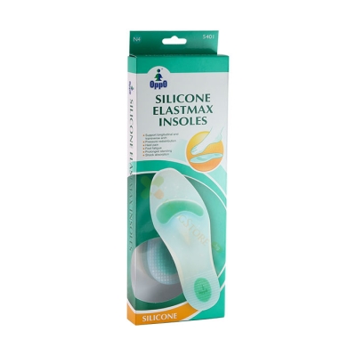 ОППО ОРТОПЕДИЧНИ СИЛИКОНОВИ СТЕЛКИ N 37-46 5401 / OPPO SILICONE ELASTMAX INSOLES