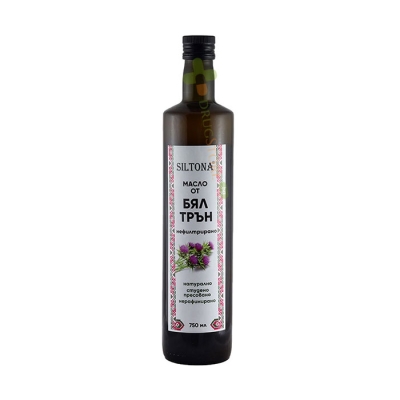 СИЛТОНА МАСЛО ОТ БЯЛ ТРЪН НЕФИЛТРИРАНО 750 мл / SILTONA WHITE THISTLE OIL UNFILTERED