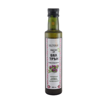 СИЛТОНА МАСЛО ОТ БЯЛ ТРЪН НЕФИЛТРИРАНО 250 мл / SILTONA WHITE THISTLE OIL UNFILTERED