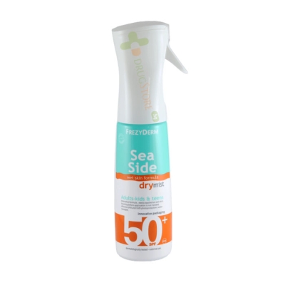 СЛЪНЦЕЗАЩИТЕН СПРЕЙ С НЕЖНО И РАВНОМЕРНО РАЗПРЪСКВАНЕ SPF50+ 300 мл / FREZYDERM SEA SIDE DRY MIST SPF50+ 
