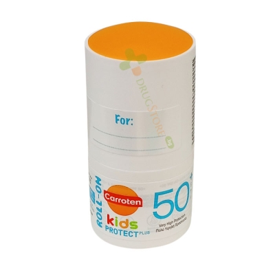 СЛЪНЦЕЗАЩИТНО МЛЯКО ЗА ДЕЦА ЗА ЛИЦЕ И ТЯЛО РОЛ ОН SPF50+ 50 мл / CARROTEN KIDS PROTECT PLUS ROLL-ON SPF50+ 