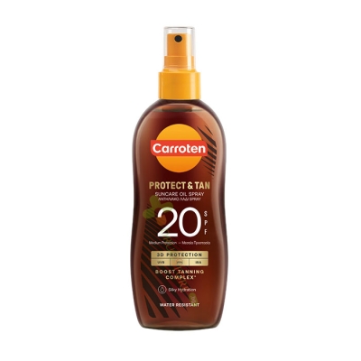 СЛЪНЦЕЗАЩИТНО ОЛИО СПРЕЙ ЗА ТЕН SPF20 150 мл / CARROTEN PROTECT & TAN SUN CARE OIL SPRAY SPF20