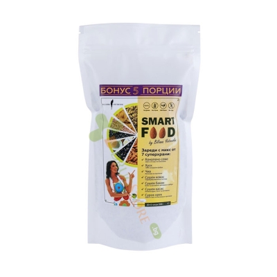 СМАРТ ФУУД БАНАН И КАСИС 400 г + 100 г бонус / BILIANA YOTOVSKA LABEL SMART FOOD BANANA AND BLACKCURRANT 