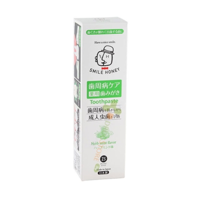 ПАСТА ЗА ЗЪБИ СМАЙЛ ХЪНИ ХЕРБ МИНТ 120 г / SMILE HONEY TOOTHPASTE SMILE HONEY HERB MINT 