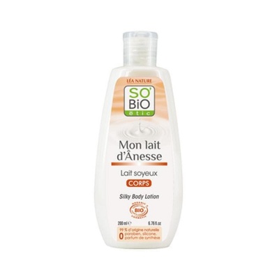 ПОЧИСТВАЩО МЛЯКО ЗА ЛИЦЕ С МАГАРЕШКО МЛЯКО 200 мл. / SO BIO ETIC SILKY MAKEUP REMOVER WITH DONKEY MILK