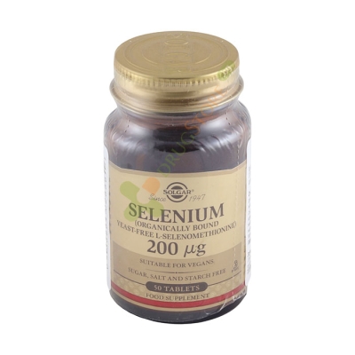 СОЛГАР СЕЛЕН 200 мкг 50 броя / SOLGAR SELENIUM