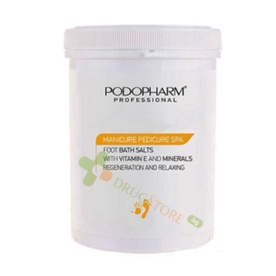 СОЛИ ЗА БАНЯ С ВИТАМИН E И ЕСТЕСТВЕНИ МАСЛА 1400 г / FOOT MED BATH SALTS WITH VITAMIN E AND NATURALS OILS 