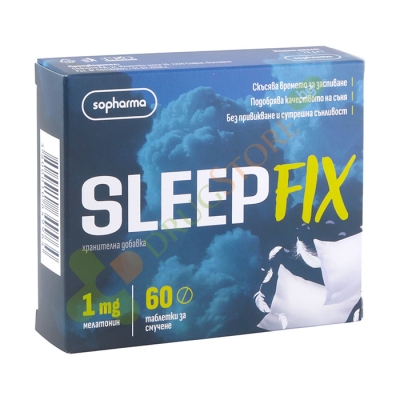 СЛИЙПФИКС таблетки за смучене 60 броя / SOPHARMA SLEEPFIX lozenges