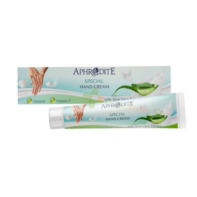 СПЕЦИАЛЕН КРЕМ ЗА РЪЦЕ С АЛОЕ ВЕРА, ГЛИЦЕРИН И ВИТАМИН F 45 мл / APHRODITE SPECIAL HAND CREAM 