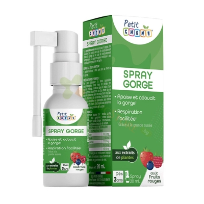 СПРЕЙ ЗА ГЪРЛО ЗА ДЕЦА 20 мл / LES TROIS CHENES PETIT CHENE TROAT SPRAY FOR KIDS 