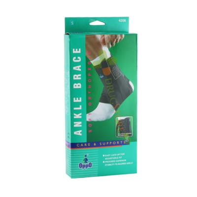 СТАБИЛИЗАТОР ЗА ГЛЕЗЕН С ПЛАСТИЧНИ ШИНИ модел 4206 , размер S , M , L , XL / OPPO ANKLE BRACE model 4206, sizes S, M, L, XL