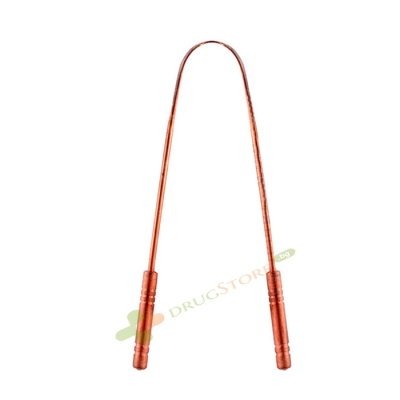 СТЪРГАЛКА ЗА ЕЗИК МЕДНА / COPPER TONGUE SCRAPER