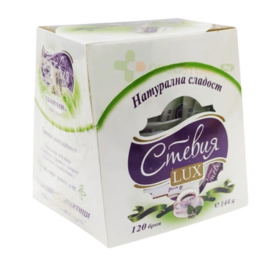 СТЕВИЯ LUX саше 120 броя / TCVETELINA STEVIA LUX sachets 