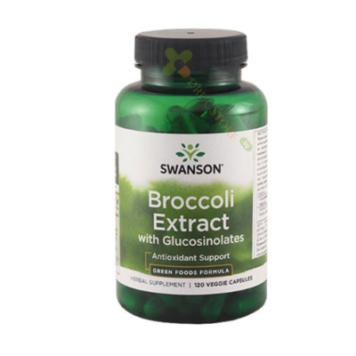 СУОНСЪН ЕКСТРАКТ ОТ БРОКОЛИ С ГЛЮКОЗИНОЛАТИ капсули 600 мг 120 броя / SWANSON EXTRA STRENGTH BROCCOLI EXTRACT WITH GLUCOSINOLATES