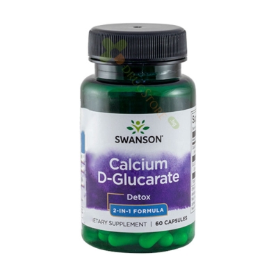 СУОНСЪН КАЛЦИЕВ D-ГЛЮКАРАТ капсули 60 броя / SWANSON CALCIUM D-GLUCARATE