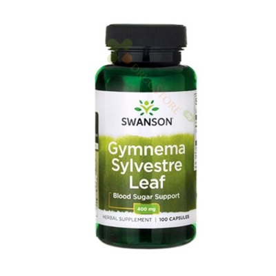 СУОНСЪН ЛИСТА ОТ ГИМНЕМА СИЛВЕСТРЕ капсули 400 мг 100 броя / SWANSON GYMNEMA SYLVESTRE