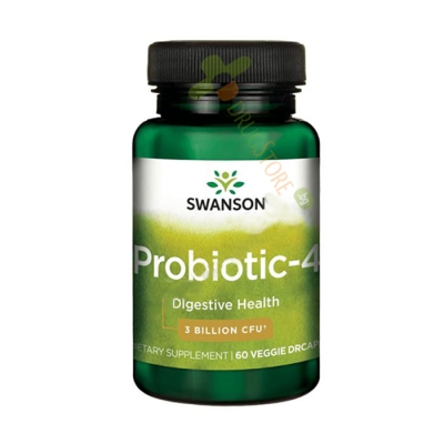 СУОНСЪН ПРОБИОТИЦИ 4 ЩАМА капсули 60 броя / SWA003 / SWANSON PROBIOTIC 4