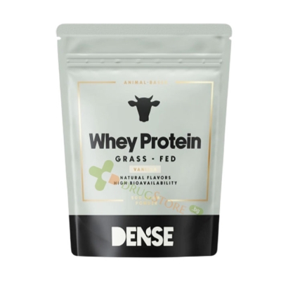 СУРОВАТЪЧЕН ПРОТЕИН КОНЦЕНТРАТ прах ВАНИЛИЯ 500 г / DENSE WHEY PROTEIN GRASS-FED CONCENTRATE powder VANILLA